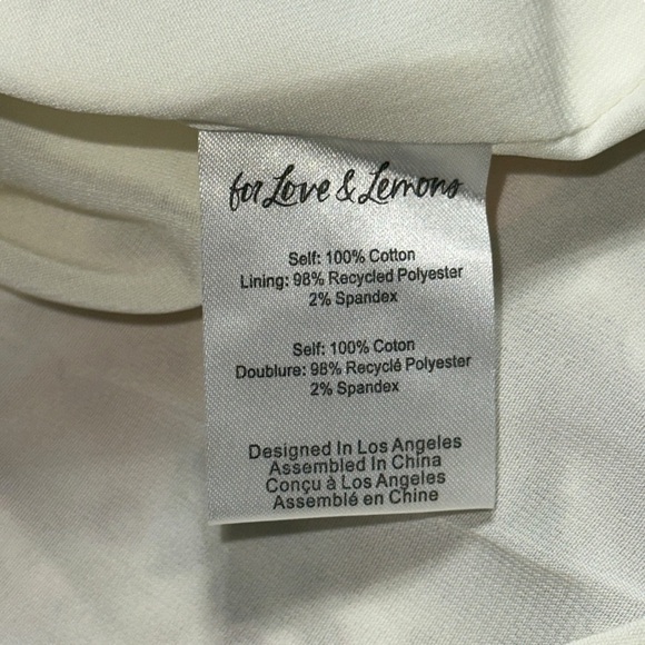 For Love & Lemons Floral Mushroom Print Arya Mini Dress Women’s US XS - Picture 6 of 9